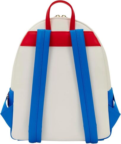 Loungefly Disney: Pixar - Toy Story 5 - to Infinity and Beyond - Woody, Jessie and Buzz Lightyear - Printed Denim Trim Triple Pocket Mid-Size Backpack – Gift for Kids & Adults – Collectible Bags in Kuwait