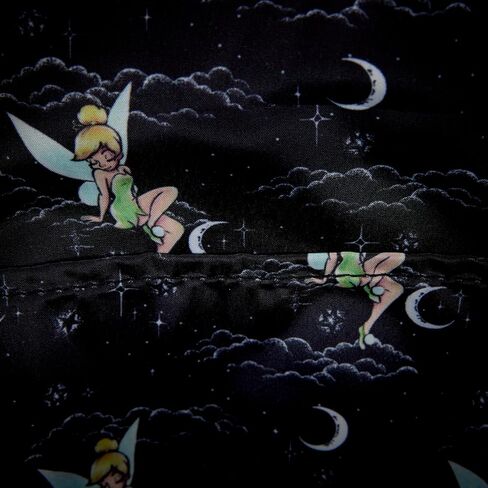 Loungefly Disney: Tinker Bell - Pixie Dust - حقيبة ظهر مخملية صغيرة - رائعة للأطفال والكبار - حقائب قابلة للجمع in Kuwait