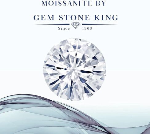 خاتم خطوبة من الأحجار الكريمة من Gem Stone King 2-4 Cttw وأحجار كريمة ومويسانيت أبيض للنساء | ذهب أبيض عيار 10 قيراط | قطع الزمرد 9X7MM تريليون 4MM | خاتم ذهبي للنساء in Kuwait