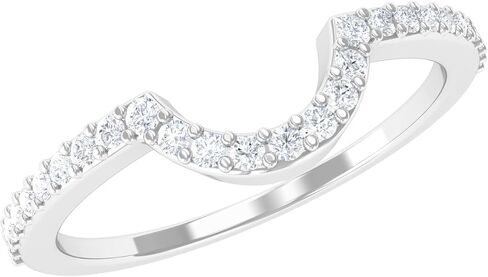 خاتم معزز للألماس معتمد من Lab Grown Diamond، جودة EF-Vs، معزز حماية للحلقات الماسية - جاهز للهدايا in Kuwait