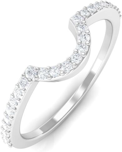 خاتم معزز للألماس معتمد من Lab Grown Diamond، جودة EF-Vs، معزز حماية للحلقات الماسية - جاهز للهدايا in Kuwait