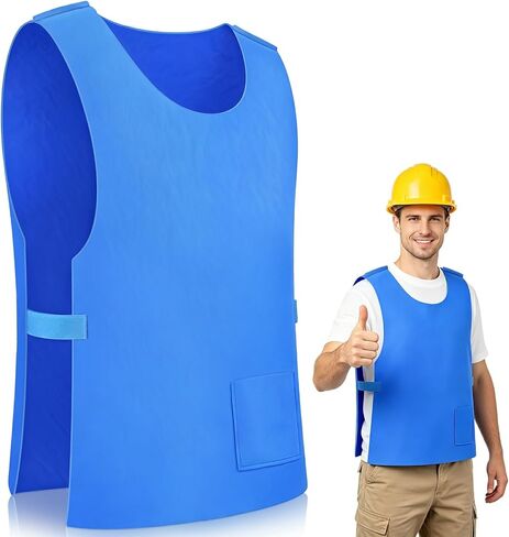 Cooling Vest for Men Women, Adjustable M-3XL Evaporative Cool Vest, Unisex Water Activated PVA Summer Ice Vest in Saudi Arabia