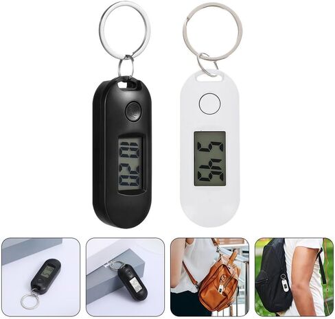 Beavorty 2pcs Boys and Girls Digital Watch Keychain Examination Watch for Students Silent for Boys Backpack Keychain in Kuwait