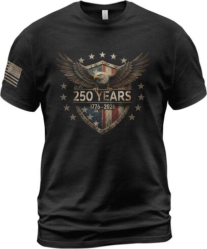 Patriotic Shirts for Men, American 250th Anniversary Shirt, 1776-2026 250th Anniversary Shirt in Saudi Arabia