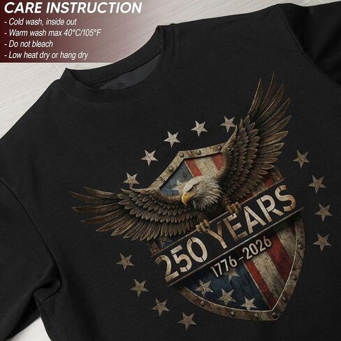 Patriotic Shirts for Men, American 250th Anniversary Shirt, 1776-2026 250th Anniversary Shirt in Saudi Arabia