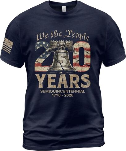 Patriotic Shirts for Men, American 250th Anniversary Shirt, 1776-2026 250th Anniversary Shirt in Saudi Arabia