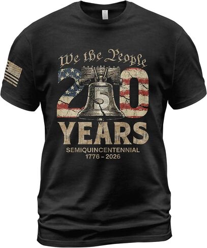 Patriotic Shirts for Men, American 250th Anniversary Shirt, 1776-2026 250th Anniversary Shirt in Saudi Arabia