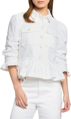 Cinq à Sept Women's Denim Delanie Jacket in Kuwait