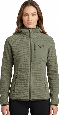 Reebok Women's Zip-up Honeycomb Fleece Jacket in Kuwait