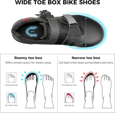Kyedoo Mens Wide Cycling Shoes Compatible with Peloton Bike Shoes for Indoor Outdoor with Delta Cleats Gym Racing Bicycle in Saudi Arabia