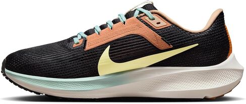 Nike Pegasus 40 Road Running Shoes (FQ6852-081, Black/Sail/Jade Ice/Citron Tint) in Saudi Arabia