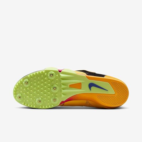 Nike Pole Vault Elite Track & Field Jumping Spikes (Citron Pulse/Volt Ice/Vivid Purple/Indigo Burst) Size 11 in Kuwait