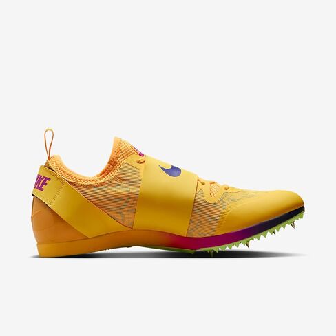 Nike Pole Vault Elite Track & Field Jumping Spikes (Citron Pulse/Volt Ice/Vivid Purple/Indigo Burst) Size 11 in Kuwait