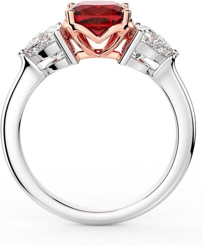 Iefil 1.35-2.23CT حلقات جوهرة مقطوعة في المعمل، 1.0 قيراط من عصابات الزفاف المويسانتي التي تم إنشاؤها في المعمل، معتمدة من GRC، 925 من الفضة الإسترلينية مع طلاء الروديوم in Kuwait
