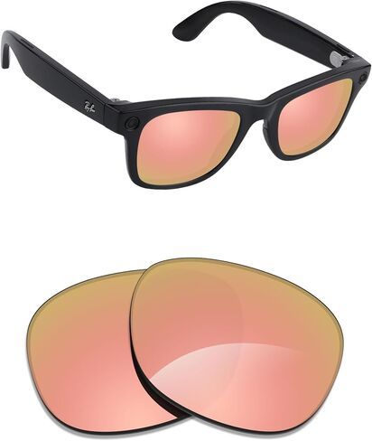عدسات بديلة Alphax Transition لنظارات Ray-Ban Meta Wayfarer RW4006 / RW4012 مقاس 50 مم (الجيل 2) | القطع الدقيق in Kuwait