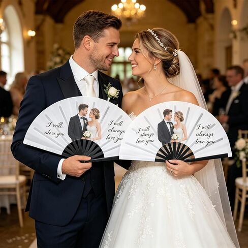 YumSur 20 Sets Sublimation Folding Clap Fan Blanks White Polyester Sublimation Fan Bulk DIY Heat Transfer Printing Fans for Line Dancing, Wedding, Graduation, Party in Saudi Arabia