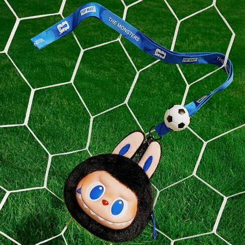 POP MART THE MONSTERS × FIFA SERIES - Vinyl Plush Lanyard, Keychain with Cute Labubu Head, FIFA World Cup 2026 Pendant for Keys, Phones, Card Holder, Gift for Sports Fans, Teenagers, Adults in Kuwait