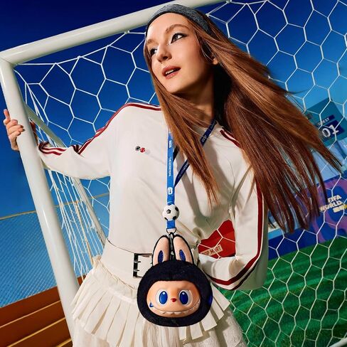 POP MART THE MONSTERS × FIFA SERIES - Vinyl Plush Lanyard, Keychain with Cute Labubu Head, FIFA World Cup 2026 Pendant for Keys, Phones, Card Holder, Gift for Sports Fans, Teenagers, Adults in Kuwait