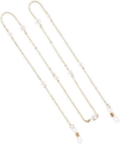 HOOENG Chains Eyeglass Strap for Women Fashion Glasses Cord Sunglass Straps (Color : Rose Gold, Size : 1) in Saudi Arabia