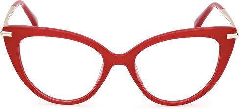 MaxMara MM5145 066 shiny dark red 52/17/135 WOMAN Eyewear Frame in Saudi Arabia