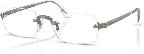 إطارات نظارات طبية مستطيلة الشكل من مجموعة Ray-Ban A$AP Rocky RX3928V، عدسات رمادية/تجريبية، 54 مم in Kuwait