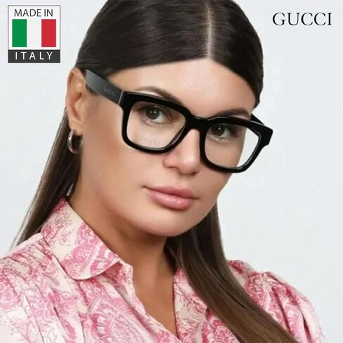 Gucci GG1138O Designer Fashion Eyeglasses Stylish Square Frame Eyewear with Luxury eSHADES Kit - Embrace Sophistication and Elegance in Kuwait