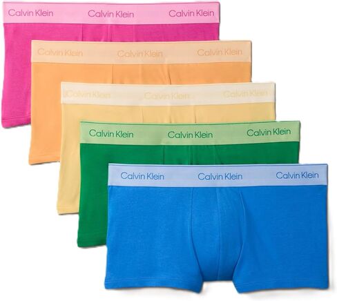 Calvin Klein Underwear Pride Cotton Low Rise Trunks 5-Pack in Kuwait
