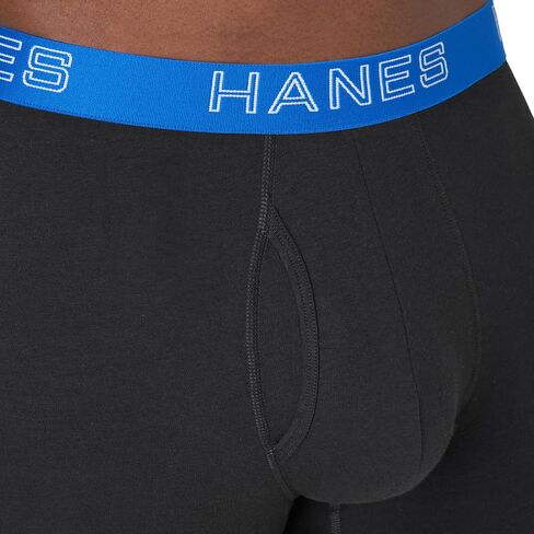 Hanes Men's Boxer Brief Underwear Pack, Stretch Cotton Boxer Briefs for Men, Moisture-wicking, 6-pack in Kuwait