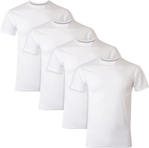 Hanes Men's Ultimate Undershirt ComfortBlend Slim Fit Tees for Men, Moisture-Wicking in Kuwait
