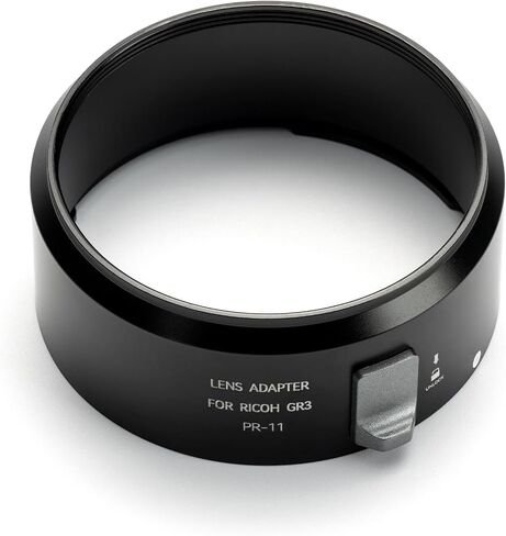 NiSi, Wide Conversion Lens Kit for Ricoh GR III - 0.78x Wide Lens PR-10 & GR3 Adapter PR-11 with Secure Lock - 21mm Equivalent, 49mm Thread for Filters & Accessories, Multi-Coated Glass in Saudi Arabia