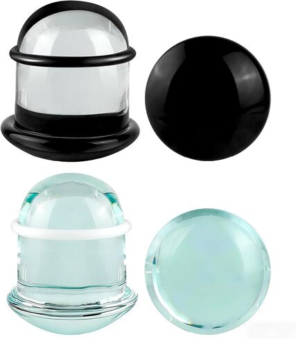 4Pcs Glass Ear Gauges Stretching Kit 3-25mm Plugs for Ears Gauges with Rubber Rings Single Flare Glass Ear Stretching Kit Ear Expander Body Piercing Jewelry for Women Men in Kuwait