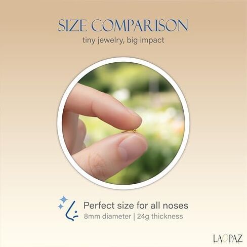 14K Gold Filled L Shaped Nose Stud - Tiny 1mm Misro Ball 24G Thin Post 0.5mm - Hypoallergenic Minimalist Nostril Piercing Jewelry For Women - Tarnish Resistant Body Ring in Saudi Arabia