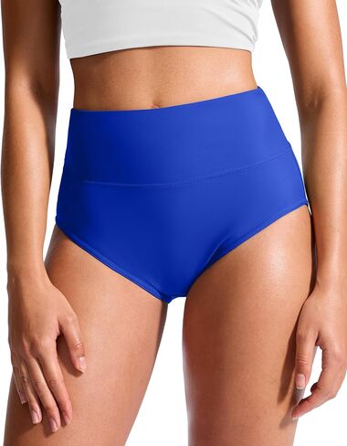 G Gradual Women's High Waisted Bikini Bottoms Tummy Control Swim Bottom Full Coverage Bathing Suit Swimsuit Bottoms for Women in Kuwait