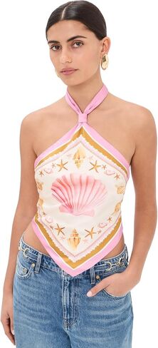 Retrofête Women's Jamie Scarf Top in Saudi Arabia