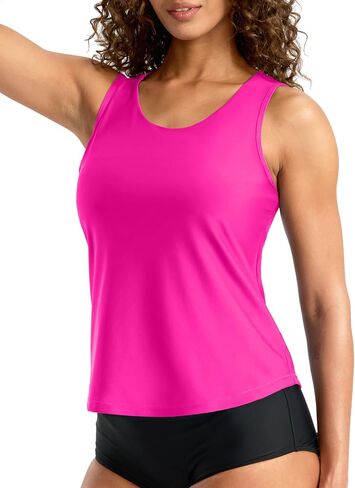 G Gradual Tankini Tops for Women High Neck Swimsuits Swim Top Modest Bathing Suit Swimwear Tank Top only No Bottom in Saudi Arabia
