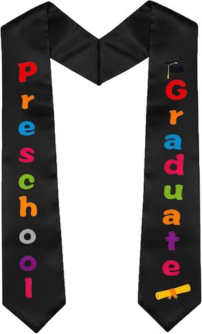 Kindergarten Preschool Graduation Sash First Generation Prek Kids Graduation Stole Cap and Gown Accessories in Saudi Arabia