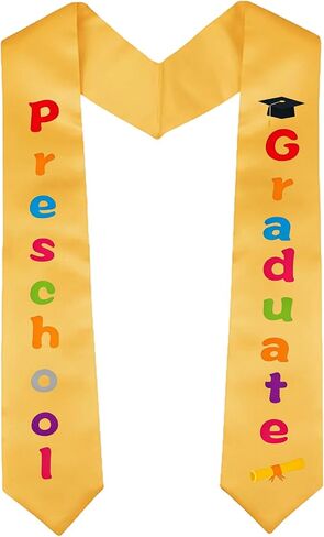 Kindergarten Preschool Graduation Sash First Generation Prek Kids Graduation Stole Cap and Gown Accessories in Kuwait