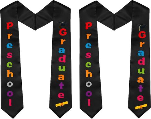 Kindergarten Preschool Graduation Sash First Generation Prek Kids Graduation Stole Cap and Gown Accessories in Kuwait