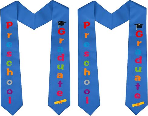 Kindergarten Preschool Graduation Sash First Generation Prek Kids Graduation Stole Cap and Gown Accessories in Kuwait