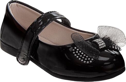 Josmo Girls School Dress Shoes with Bow Elegant Classic Mary Jane Flats for Toddlers to Big Kids in Kuwait