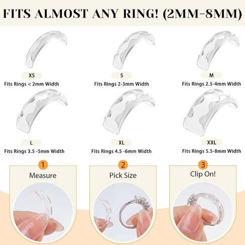 Haiou 114Pcs Ring Size Adjuster for Loose Rings - Invisible 3-in-1 Ring Guard for Women, Anti-Slip Ring Sizer for Smart Rings & Wedding Bands in Saudi Arabia