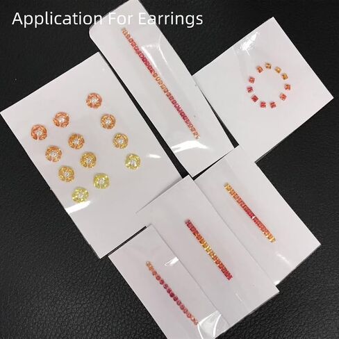 Lab Grown Sapphire Loose Rainbow Gradient Gemstone 2-3mm Various 15 Colors Gems For Jewelry DIY C15 in Saudi Arabia