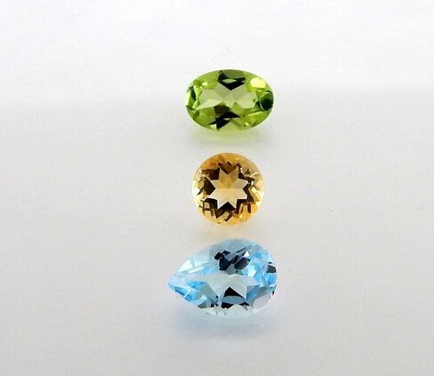 Natural Amethyst Blue Topaz Citrine Peridot Garnet 5x7mm pear 5mm round 5x7mm oval faceted brilliant cut AAA quality loose calibrated gemstones for jewelry making in Saudi Arabia