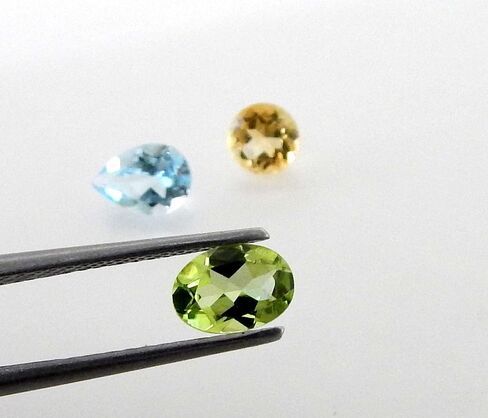 Natural Amethyst Blue Topaz Citrine Peridot Garnet 5x7mm pear 5mm round 5x7mm oval faceted brilliant cut AAA quality loose calibrated gemstones for jewelry making in Saudi Arabia