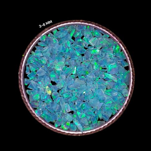 Blue Opal Loose Gemstone All Size Star Sparkling Fire Opal Crushed Gems for Inlay Material Woodworking, Fine Custom Jewelry Making in Saudi Arabia
