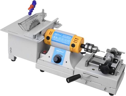 750W Mini Gemstone Polishing Machine – Tabletop Jade Grinder, Jewelry Lapidary Saw & Buffer Polisher for Stone & Woodworking Projects in Kuwait
