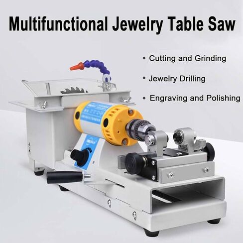 750W Mini Gemstone Polishing Machine – Tabletop Jade Grinder, Jewelry Lapidary Saw & Buffer Polisher for Stone & Woodworking Projects in Kuwait