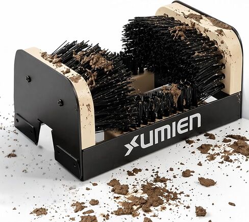 Umien™ Boot Scraper Outdoor Shoe Brush with Flaps - Cleaning Heavy-Duty Shoe Cleaner and Boot Scrubber for Mud, Dirt, and Snow - Durable Weather-Resistant Outdoor Shoe Cleaning Tool in Saudi Arabia