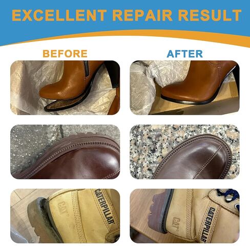 4OZ Shoe Repair Glue with Brush Applicator,Waterproof Strong Clear Shoe Adhesive for Boots, Sneakers,Heels,Leather & Rubber in Saudi Arabia