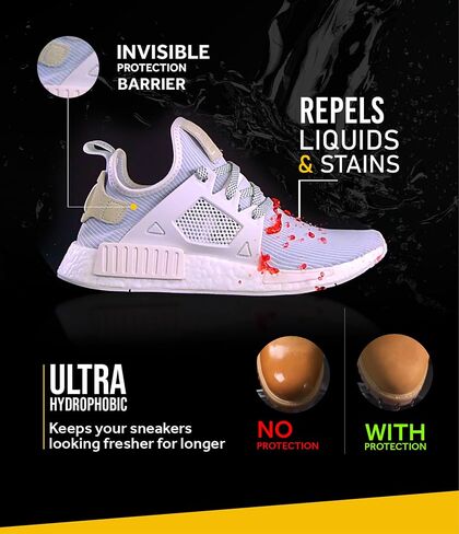 Crep Protect Shoe Protector Spray - Rain & Stain Waterproof Nano Protection for Sneaker, Leather, Nubuck, Suede & Canvas (Pack of 2) in Kuwait